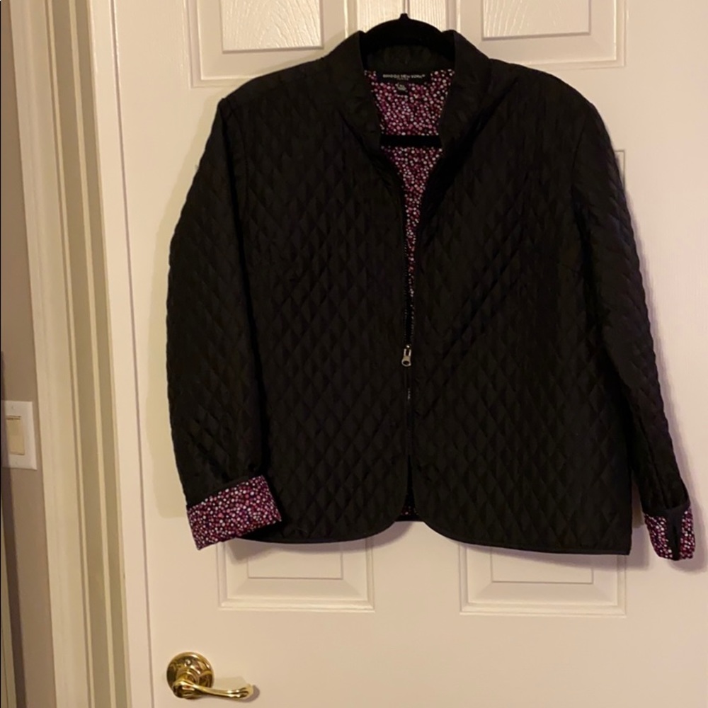 Briggs New York Petite Black Jacket